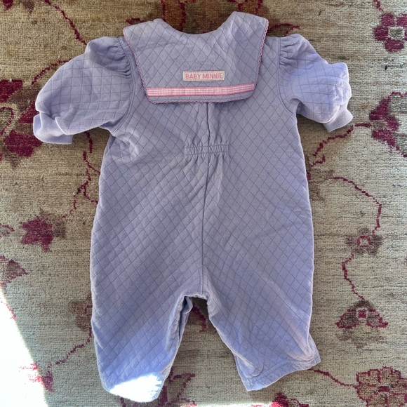 Vintage 90s Minnie Mouse Quilted Playsuit - Picture 2 of 3